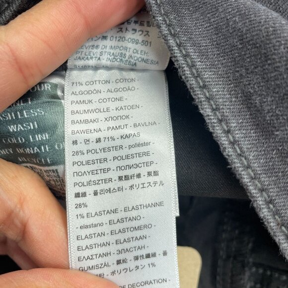 NEW Levis 315 Women's 10 Shaping Bootcut Jeans Black Mid Rise Stretch Denim - Picture 9 of 12